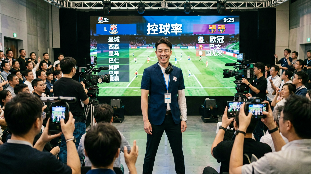 看球网直播画面、比分弹窗、控球率图表等场景